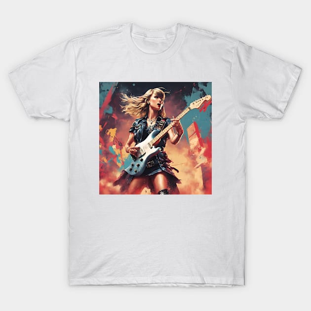 Taylor Swift vintage dnd style art T-Shirt by Sans Peur